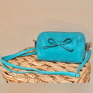New Aqua blue crossbody bag turquoise blue wristlet tiffany blue color bag purse